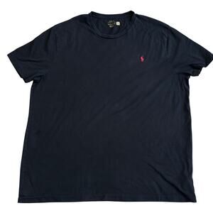 Polo Ralph Lauren T Shirt Men's Size 3XB Black Crewneck Short Sleeve Pony